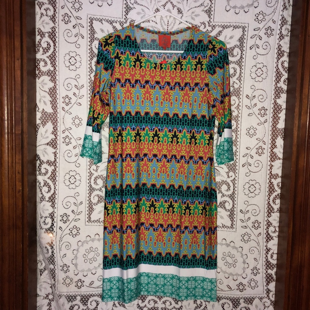 Tropical Patterned Dress